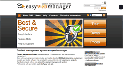 Desktop Screenshot of easywebmanager.com